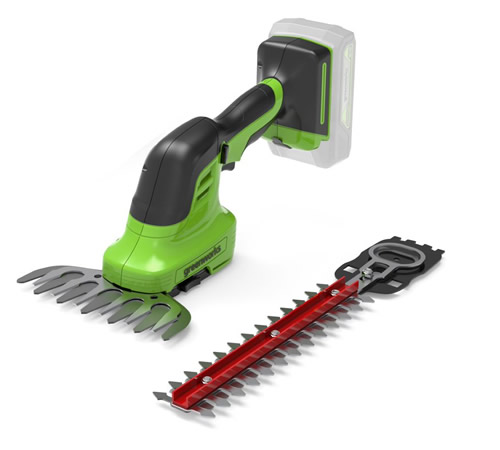 kuug1loera4.jpg - Mowers Online Cordless hedge trimmer with interchangeable cutting heads