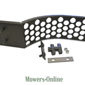 Lawn mower mulch kit with mounting brackets