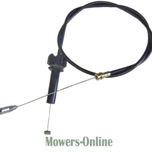 Lawn mower engine throttle control cable