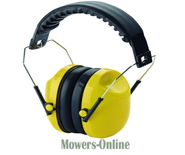 P - Mowers Online Yellow ear defenders noise-canceling headphones