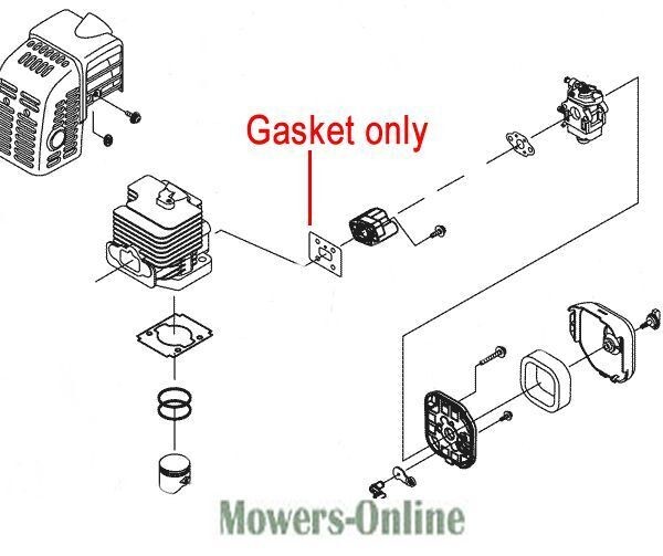 ldinobh35vx.jpg - Mowers Online Engine gasket only exploded parts diagram