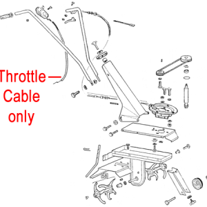 Motorcycle throttle cable assembly diagram