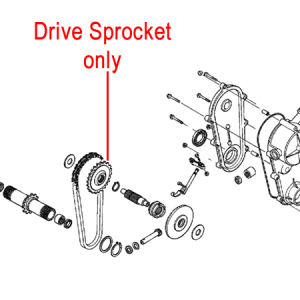 Drive sprocket assembly diagram parts