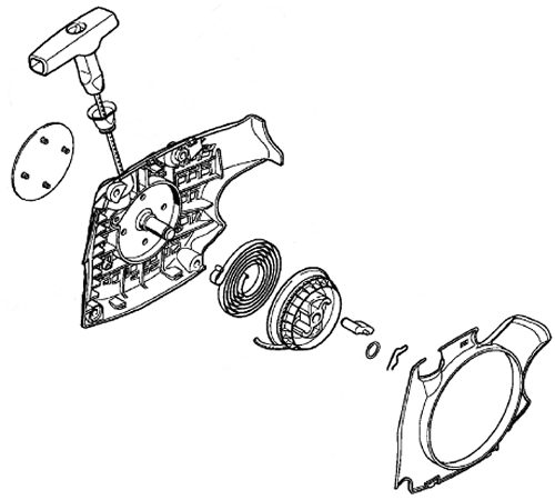 lo5i4stc0mf.png - Mowers Online Exploded view diagram of shotgun clutch assembly parts.