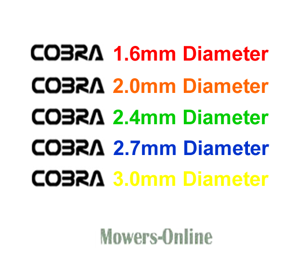 lo5k5mrfugd.png - Mowers Online COBRA trimmer line diameter sizes chart