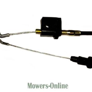 Lawn mower throttle cable assembly