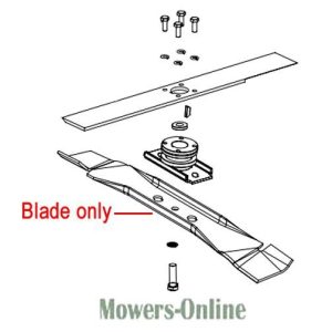 Lawn mower blade assembly diagram parts