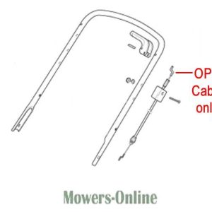 OPC cable assembly diagram for mower