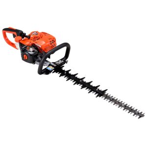 Gas-powered hedge trimmer with dual handles