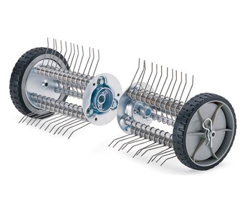 m24ughwnc0e.jpg - Mowers Online Rotary garden rake with two wheels and tines