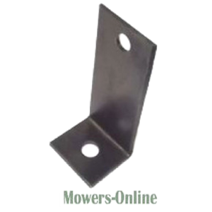 L-shaped metal corner bracket with mounting holes