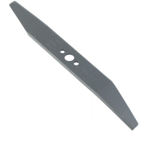 Lawn mower blade with two holes