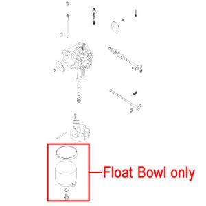 Float bowl carburetor part diagram