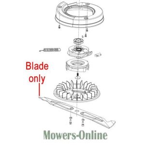Lawn mower blade assembly diagram parts