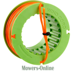 Cord wind spool for lawn mower