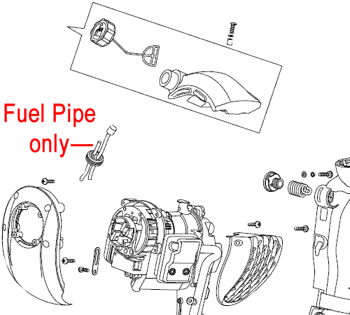 mieknmhhsw1.png - Mowers Online Fuel pump and fuel pipe assembly diagram