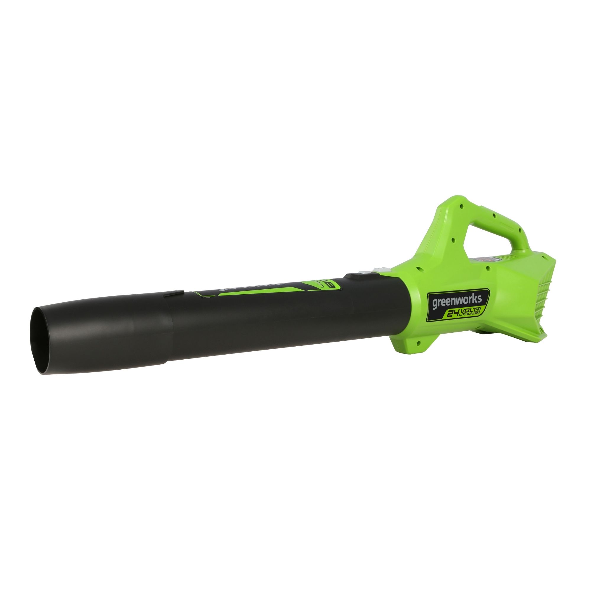 mlquuzie10s.jpg - Mowers Online Cordless leaf blower with green housing