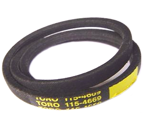 mmmvu2t5sjr.png - Mowers Online Toro lawn mower belt with yellow stripe