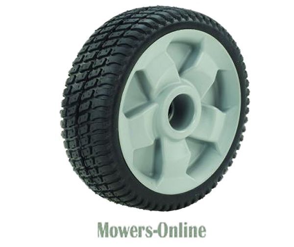 P - Mowers Online Lawn mower wheel with white plastic rim