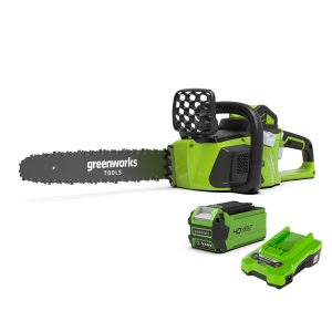Greenworks chainsaw with battery and charger