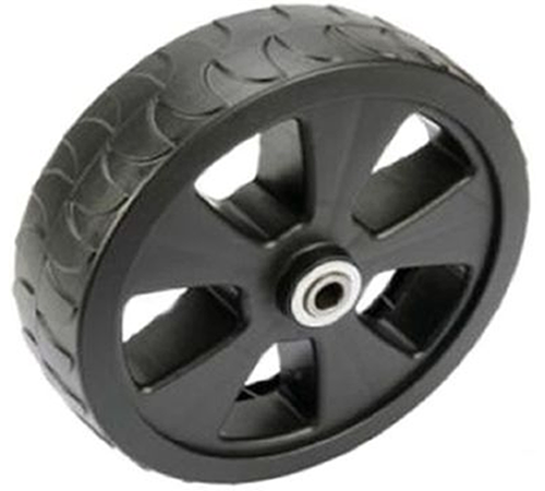 mz3xwxsnz2h.png - Mowers Online Black plastic wheel with tread tire and center bearing