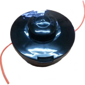 String trimmer head with red nylon cord
