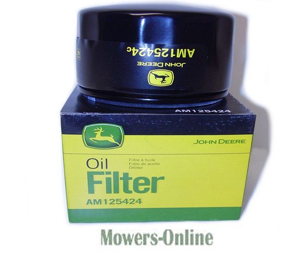 P - Mowers Online John Deere AM125424 oil filter with box