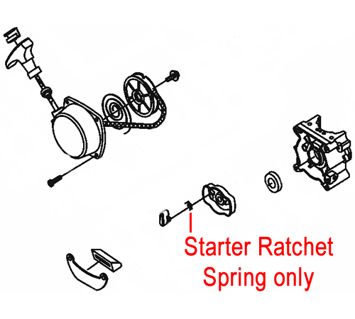 njiyh41mrvq.png - Mowers Online Starter ratchet spring only diagram
