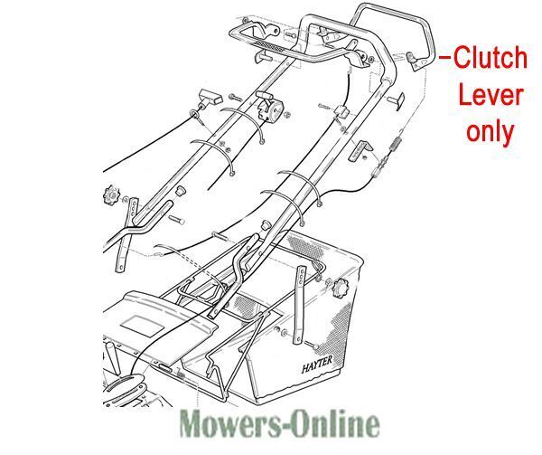P - Mowers Online Lawn mower clutch lever diagram