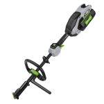 Cordless string trimmer with shaft and head assembly