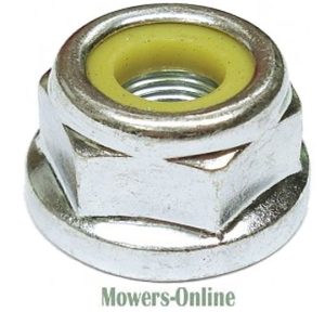 Nylon insert lock nut with yellow washer