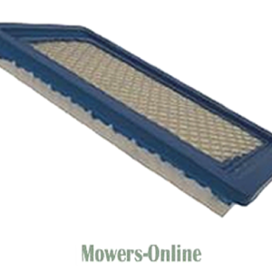 Mower air filter cartridge with pleated paper element
