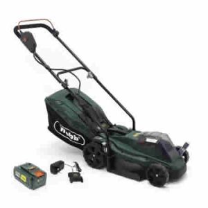 Lawn mower with battery and charger included