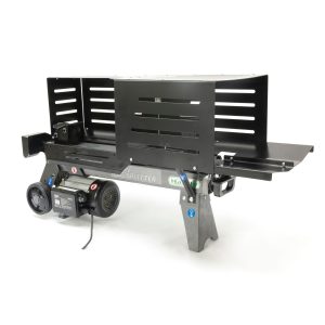 Horizontal log splitter with electric motor
