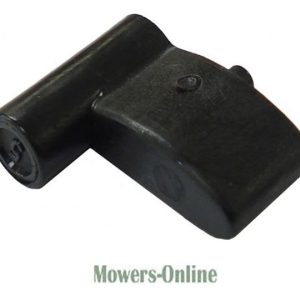 Black rubber lawn mower wheel replacement part