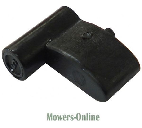 P - Mowers Online Black rubber lawn mower wheel replacement part
