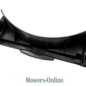 Lawn mower mulching chute deflector baffle