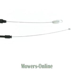 Lawn mower throttle control cables