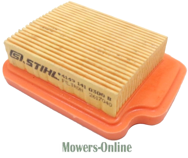 ohaaqxrrolk.png - Mowers Online STIHL pleated air filter with orange base