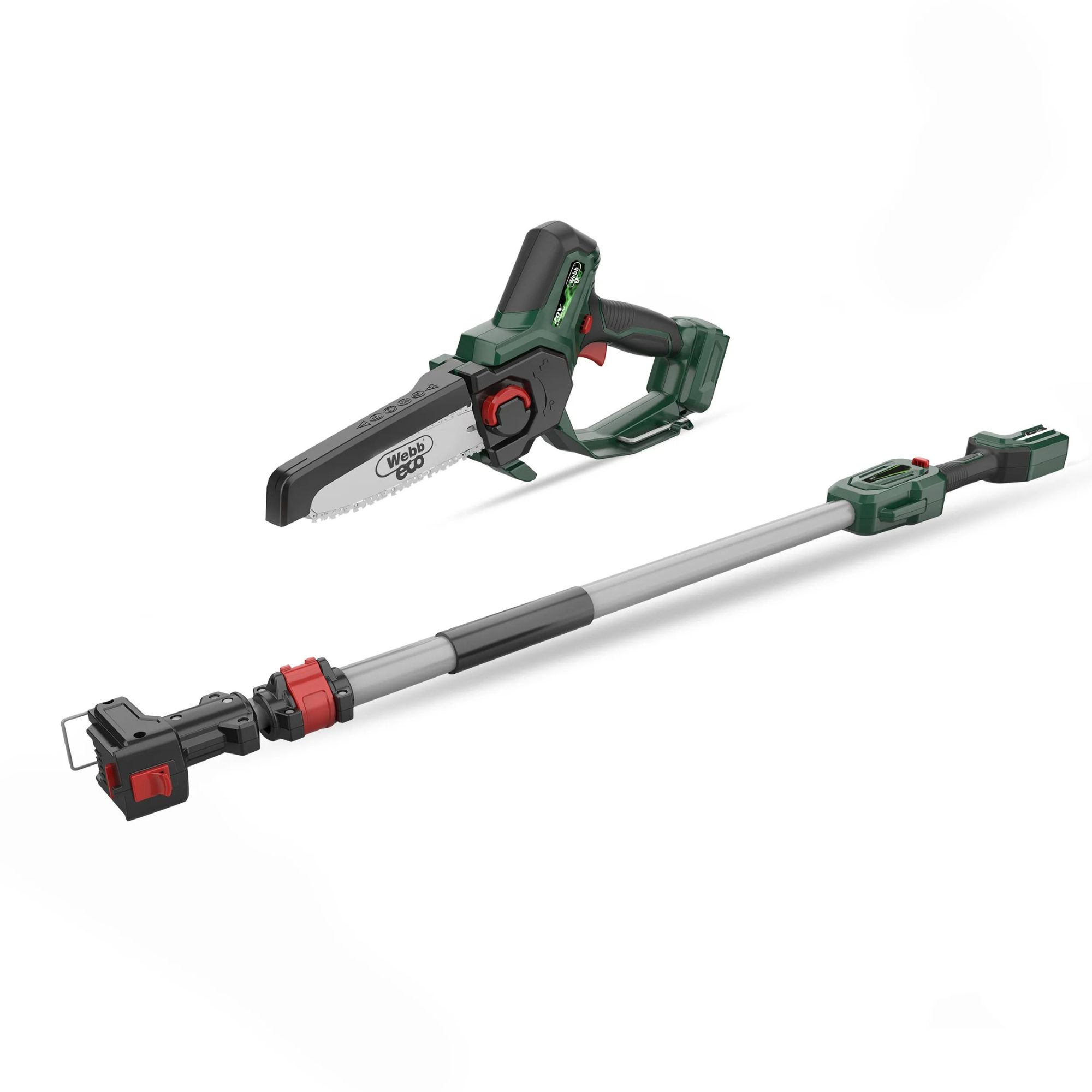 ontzlluvomw.jpg - Mowers Online Cordless chainsaw and pole saw combo kit