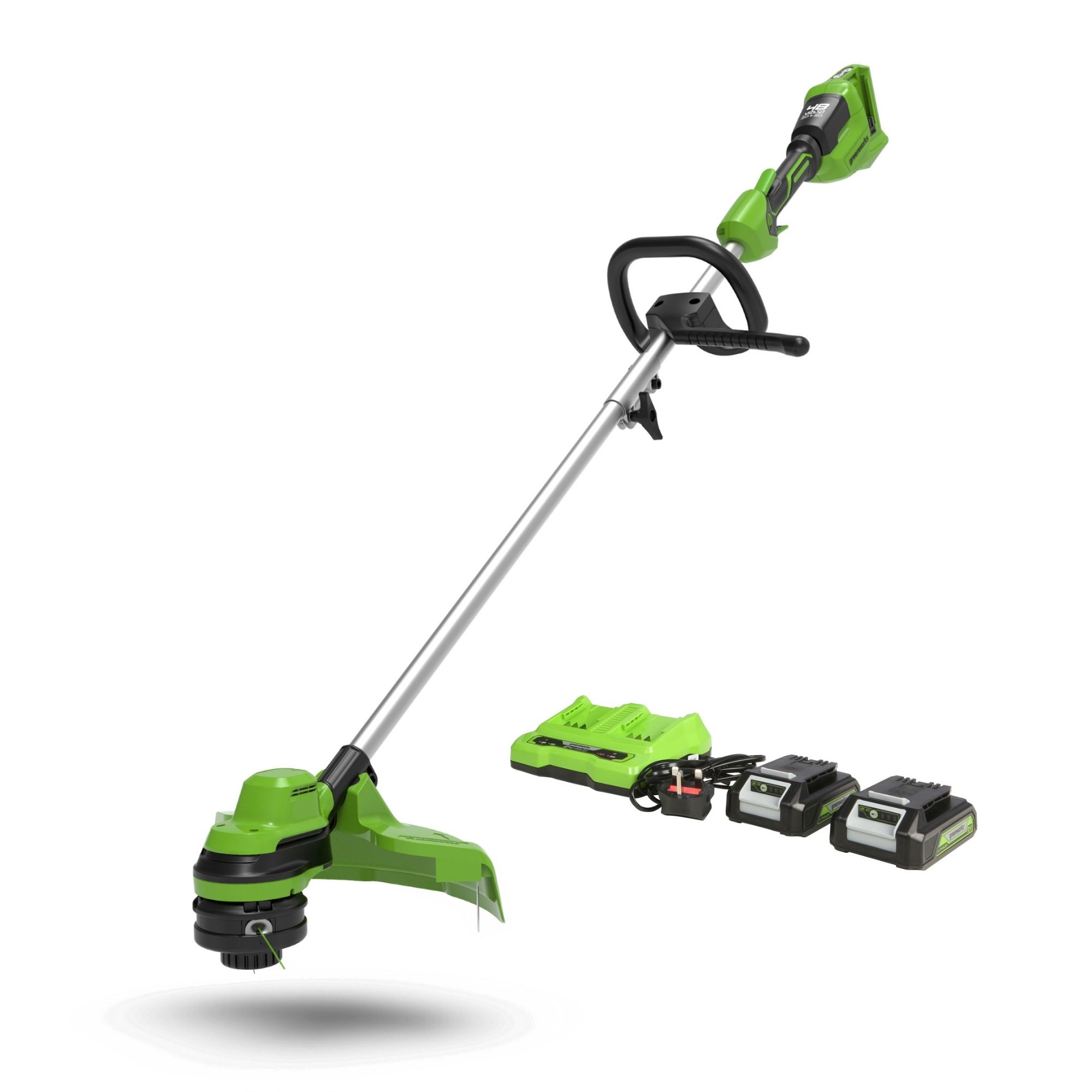 ooqzb0zrxev.jpg - Mowers Online Cordless string trimmer with batteries and charger