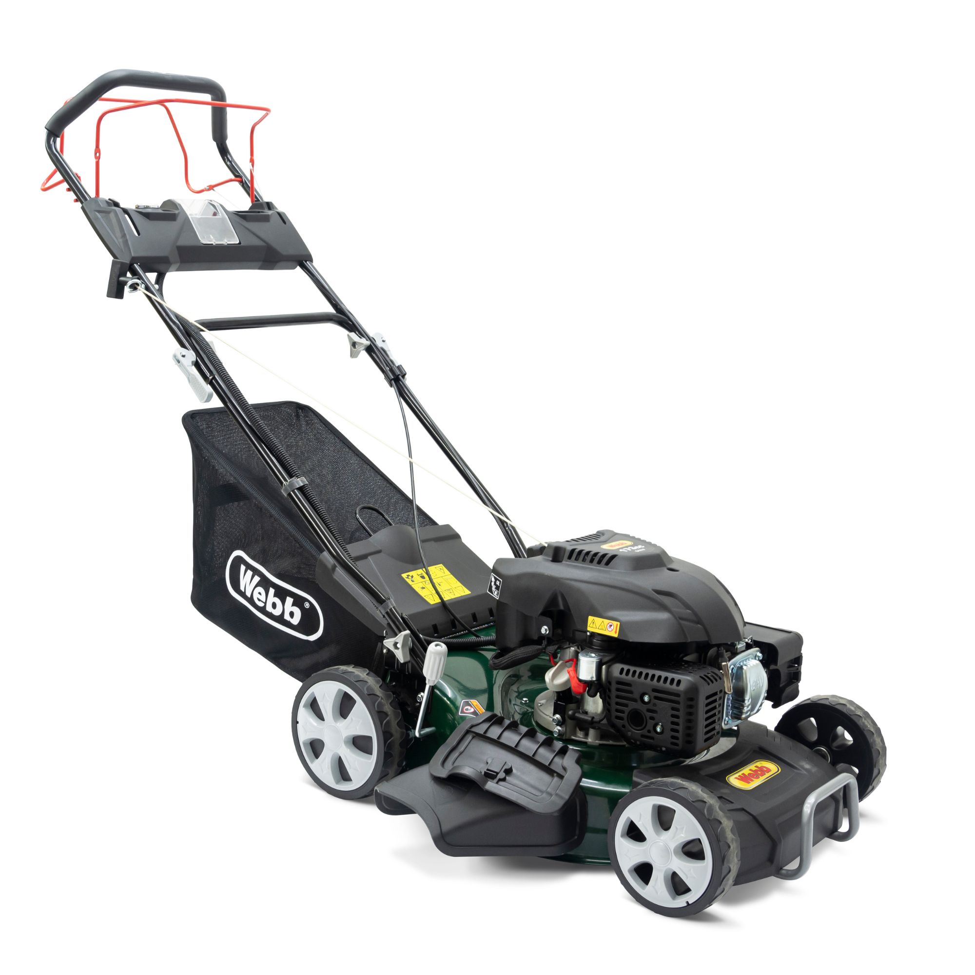 osnk5nphssj.jpg - Mowers Online Petrol lawn mower with pull-start engine