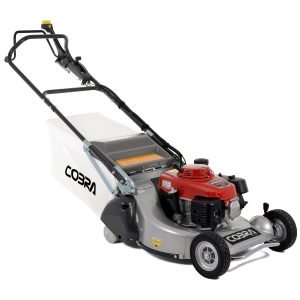 Cobra petrol push lawnmower with Honda engine