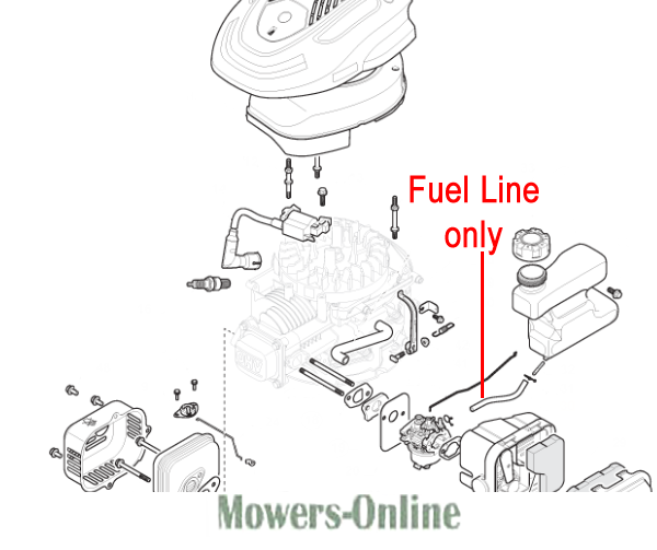 oxkw0xsh3cm.png - Mowers Online Lawn mower fuel line and tank diagram