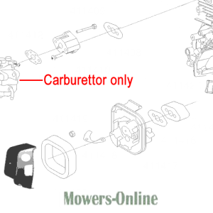 Carburetor parts diagram for small engines