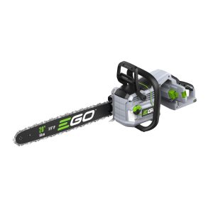 60V battery-powered chainsaw with two batteries