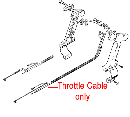 phspkxck05t.png - Mowers Online Throttle cable assembly for lawn mower