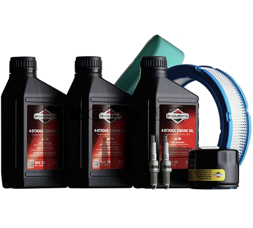 piuxbkqetel.png - Mowers Online Briggs and Stratton maintenance kit with oil and filter