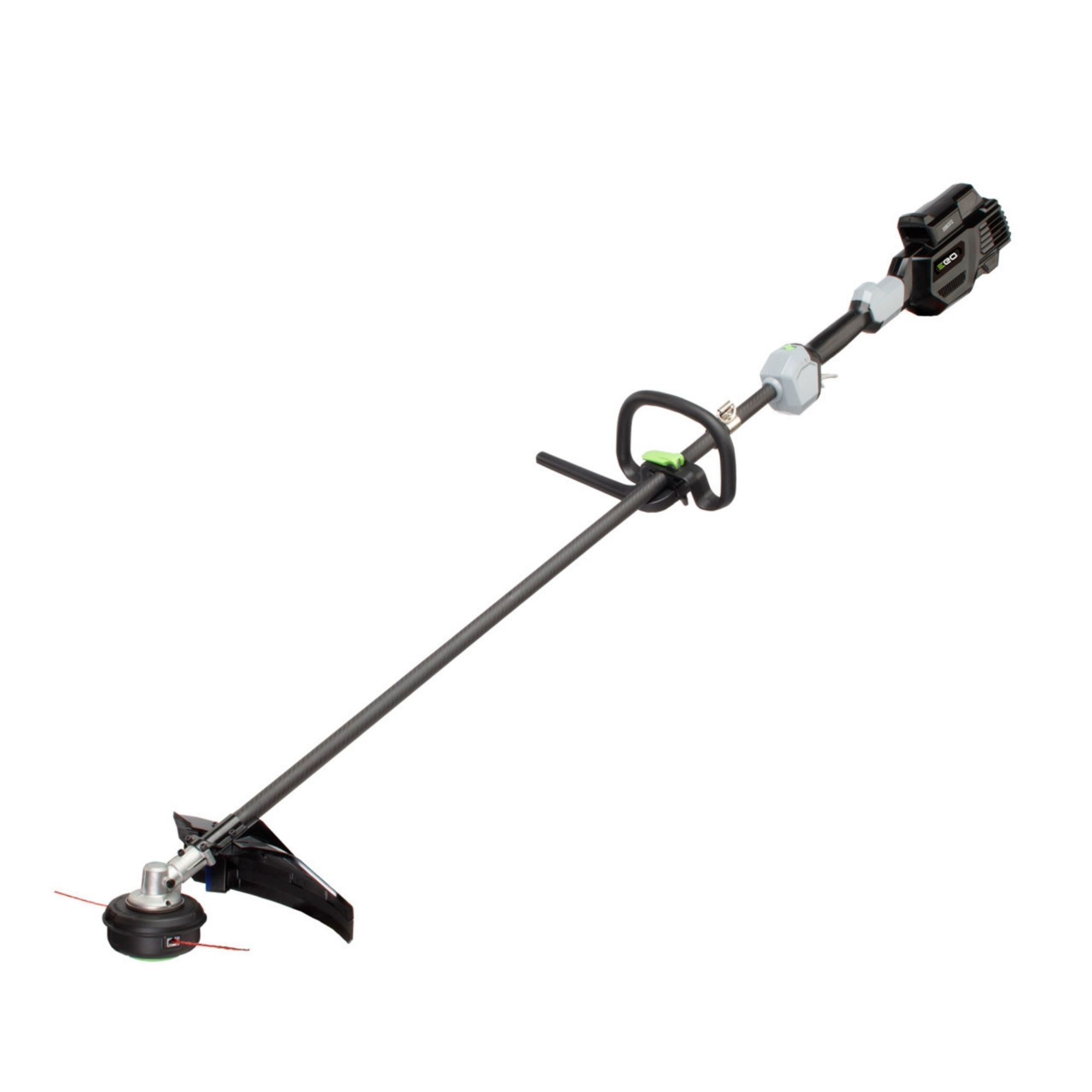 pjo1glbjtxz.jpg - Mowers Online Gas-powered string trimmer with curved shaft