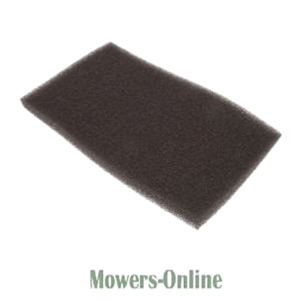 Foam air filter pad for lawn mowers